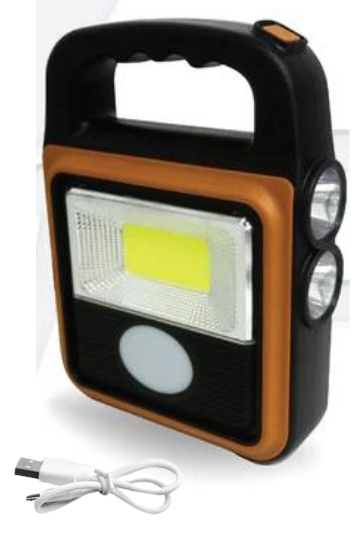 Taşınabilir 4 Farklı Fonksiyonlu Güneş Enerjili ve USB ile Şarj Olabilen Portatif Led Işıldak HS-80