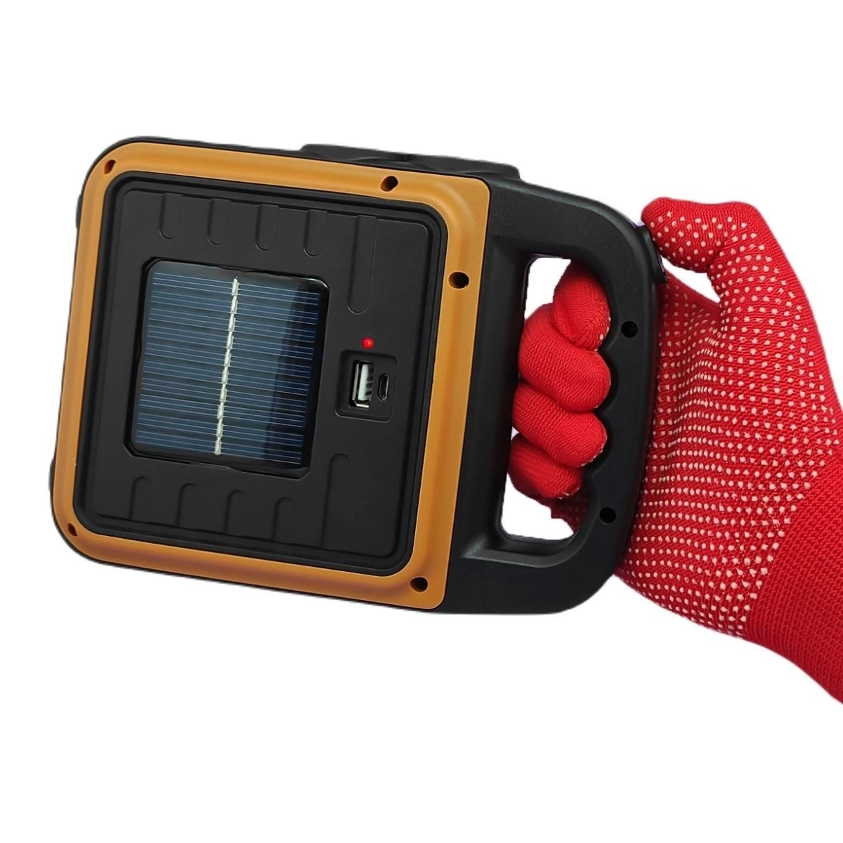 Taşınabilir 4 Farklı Fonksiyonlu Güneş Enerjili ve USB ile Şarj Olabilen Portatif Led Işıldak HS-80