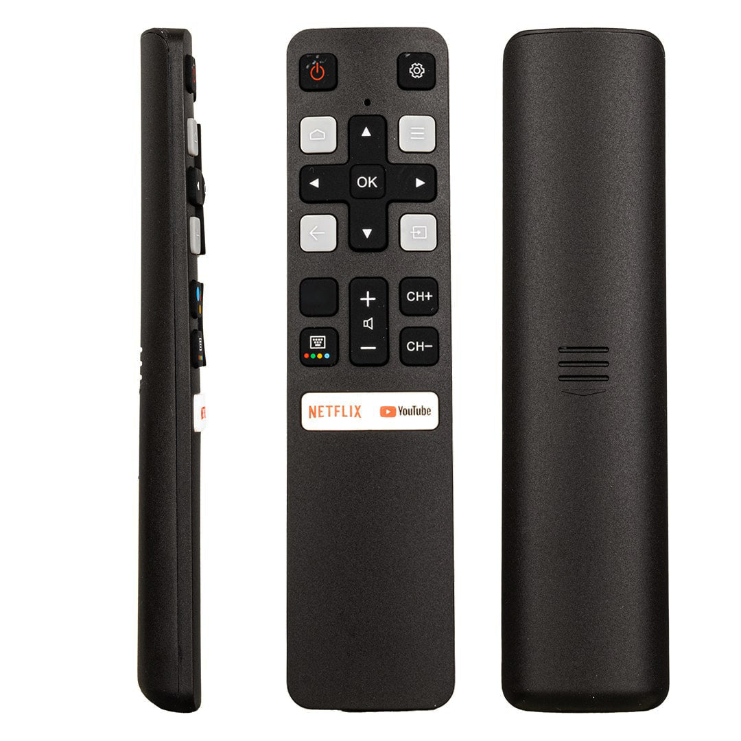 Пульт дистанционного управления ЖК-телевизором Tcl Rc 802v Fnr1/htc120 Netflix-youtube с кнопками и голосовым управлением 