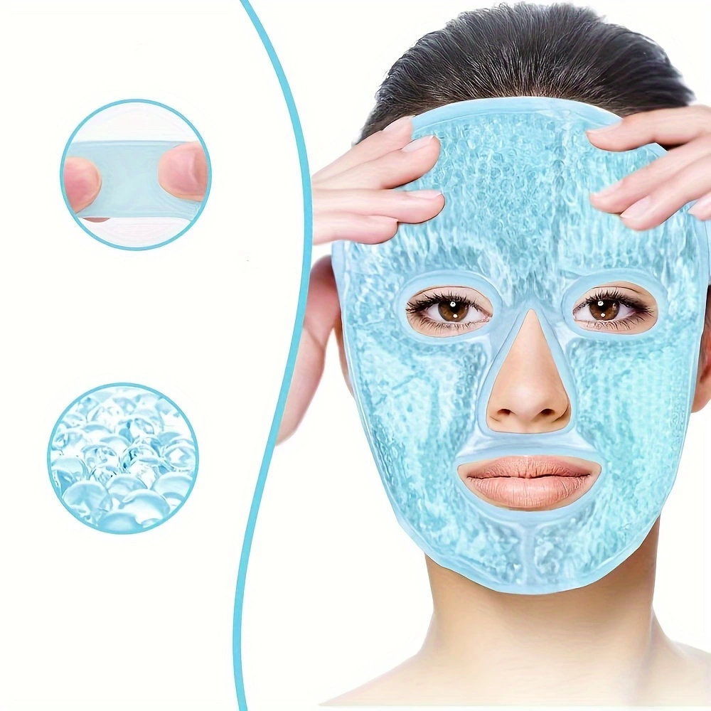 Terapi Jel Yüz Maskesi Soğuk Ve Sıcak Boncuklu Ayarlanabilir Maske