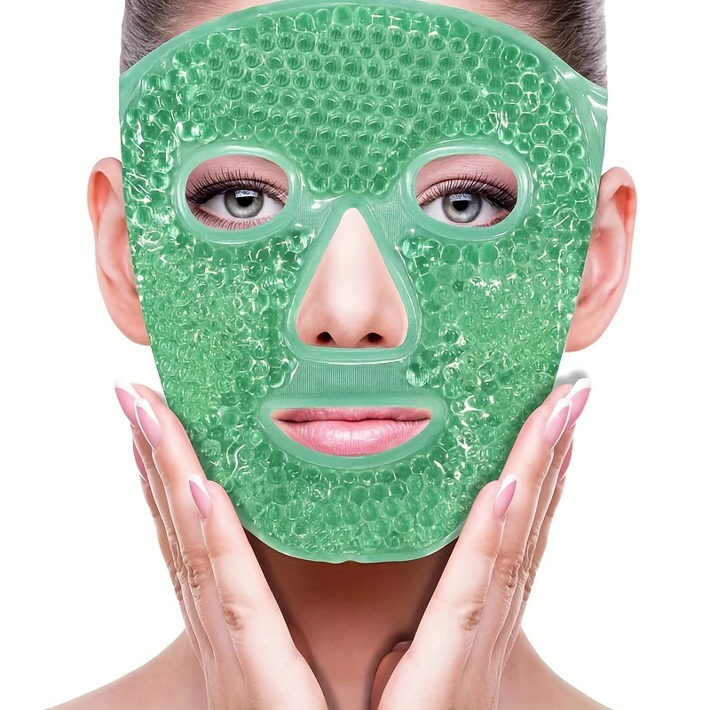Terapi Jel Yüz Maskesi Soğuk Ve Sıcak Boncuklu Ayarlanabilir Maske