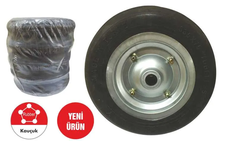 Tkr 002 El Arabası Tekeri Dolgu Teker Bilyalı