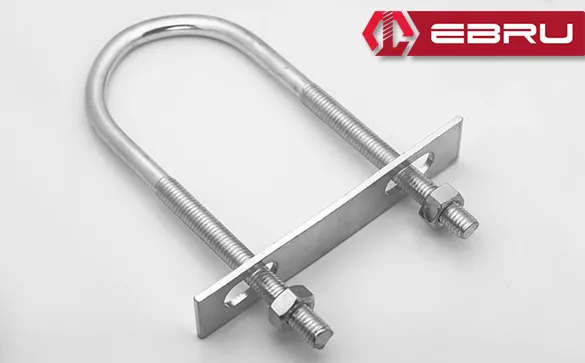 U Civata, Karşılık Demiri + Somunlu - M6x30 - 2 Set