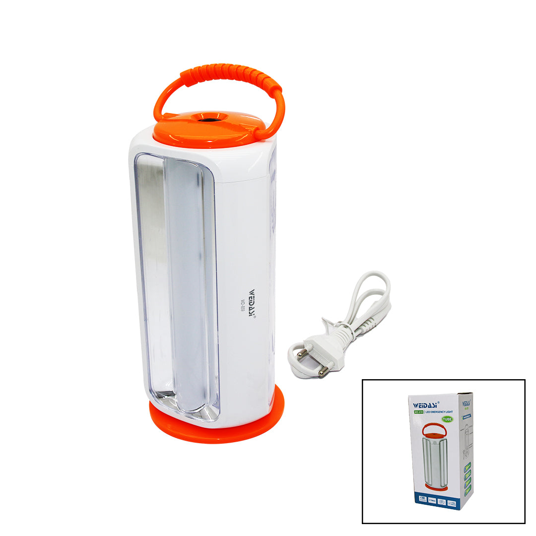 ÜÇGEN DİKEY MODEL EL FENERİ LAMBA 3 PARÇA  TUBE TÜP LED - 54SMD FİŞ ŞARJLI - POWERBANK - SOLAR GİRİ