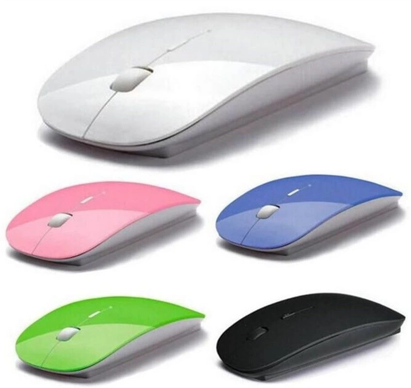 Ultra İnce Usb Bilgisayar Pc Dizüstü Masaüstü Kablosuz Mouse