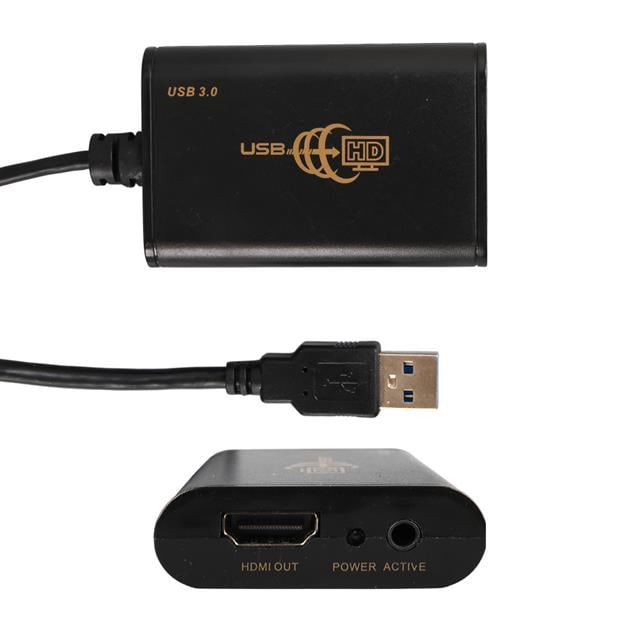 USB 3.0 TO HDMI Görüntü Çevirici Adaptör Audio Ses Çıkışlı 40Cm Kablo