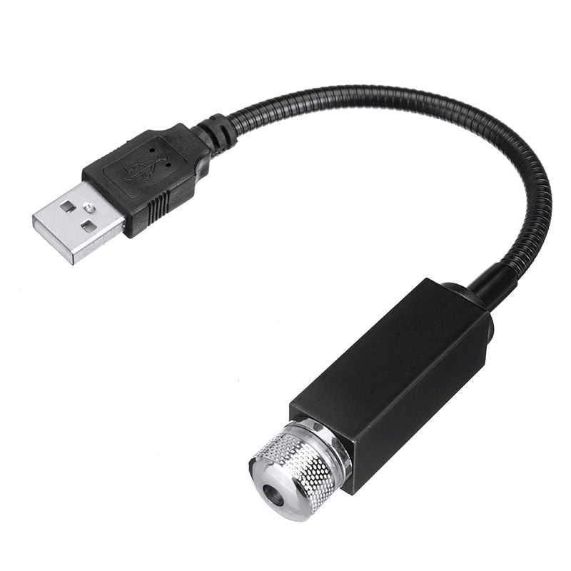 Декоративная светодиодная подсветка салона автомобиля с USB-портом, синяя 