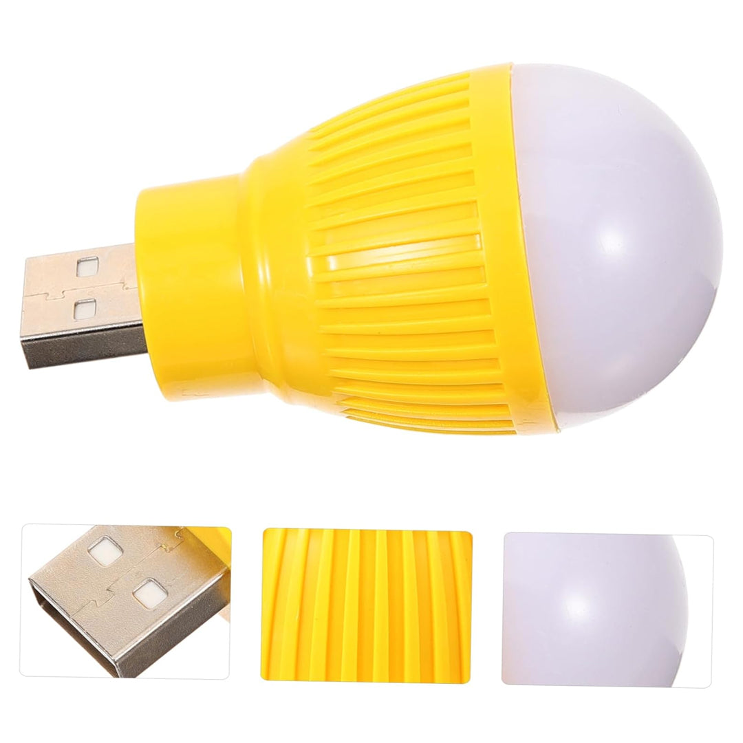 USB BEYAZ GECE LAMBASI MİNİ AMPUL AYDINLATMA