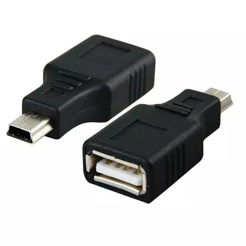 Переходник-адаптер USB-гнездо - Mini USB-штекер 