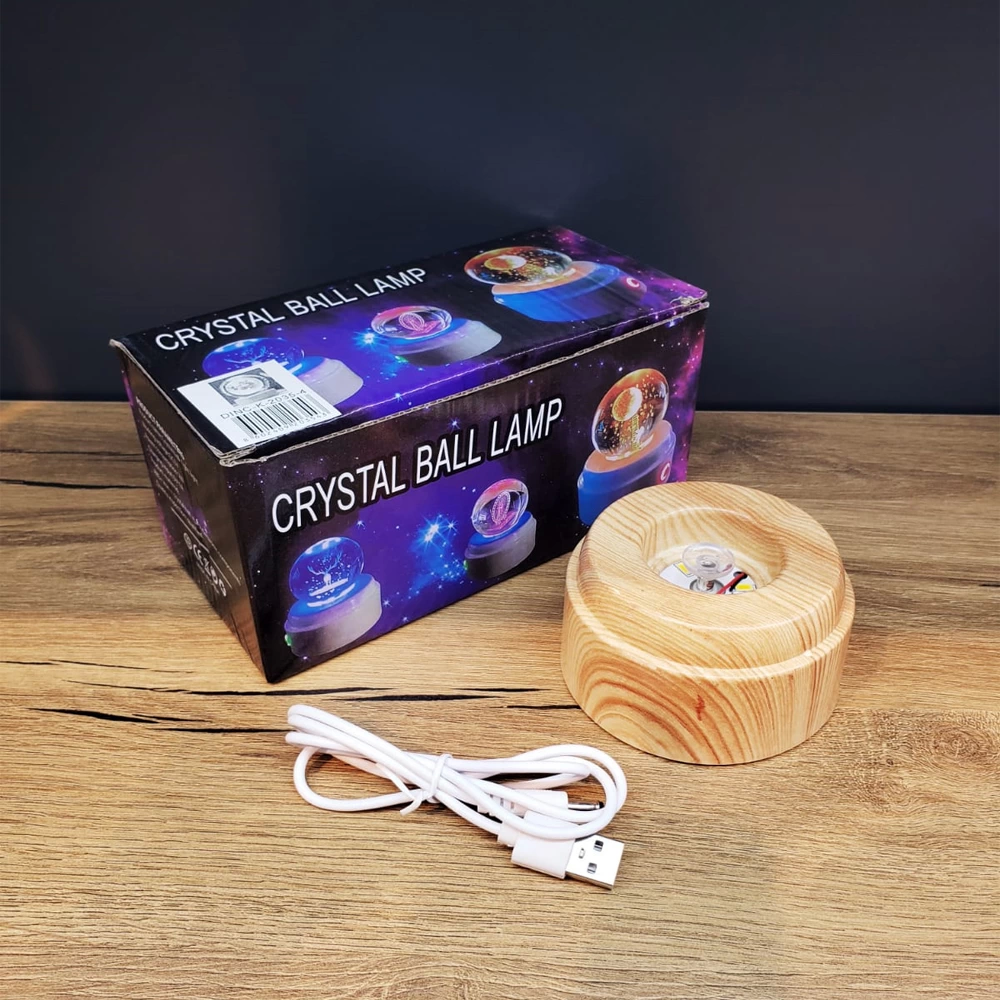 Usb&039li Kalp Tasarımlı Dönen Cam Küre