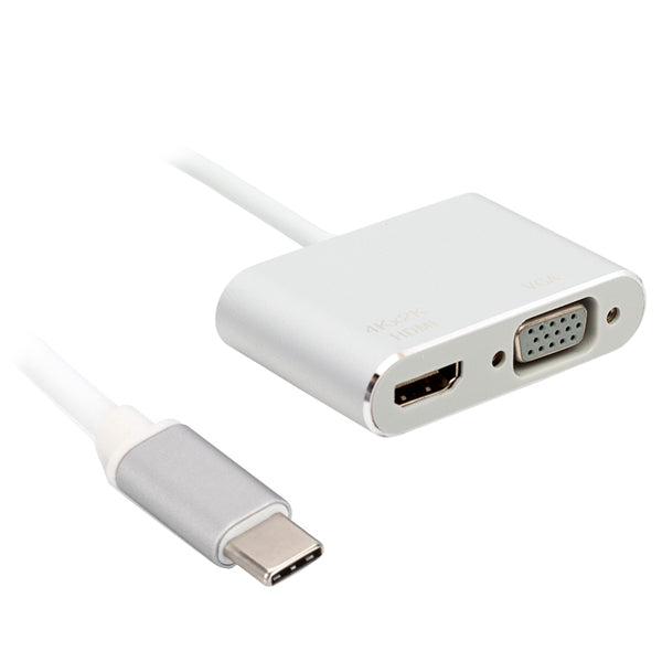 USB TYPE-C TO HDMI-VGA ADAPTÖR 2 IN 1 APARAT