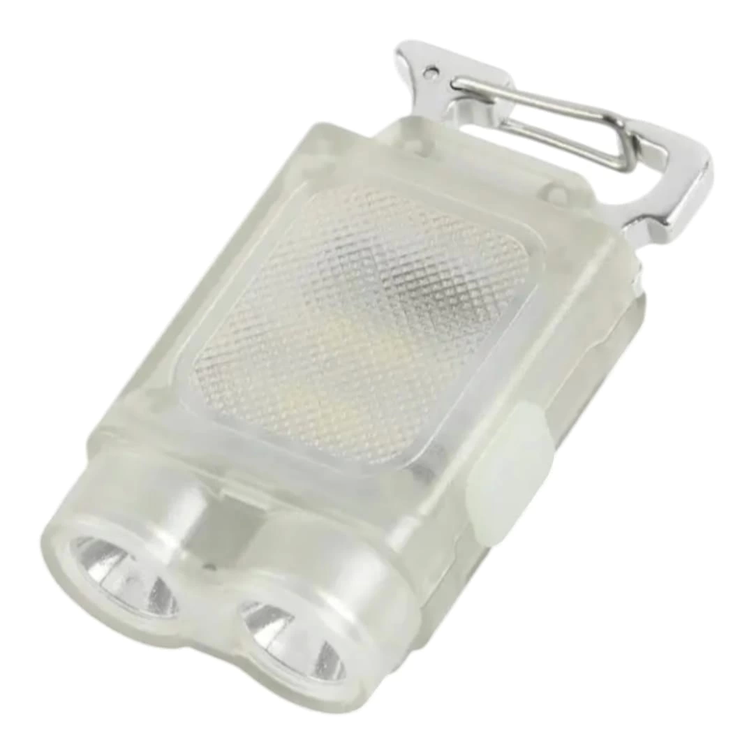 V15 Edc El Feneri 1200lm Anahtarlık Işık Tip-c Şarj Edilebilir Taşınabilir Mini Torch Mıknatıs Klip