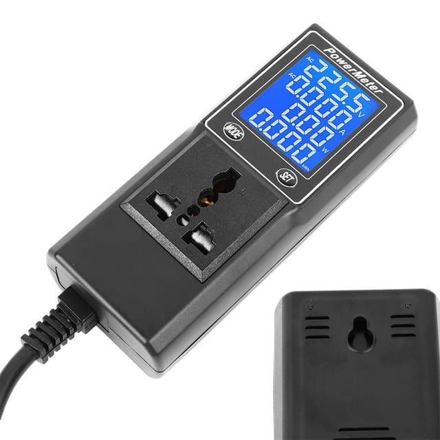 Volt Amper Watt HZ Güç Ölçer Dijital Ekranlı