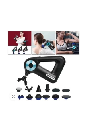 12 Başlıklı Profesyonel Masaj Sı Sporcu Masaj Aleti Seti  6 Hızlı Şarjlı Masaj