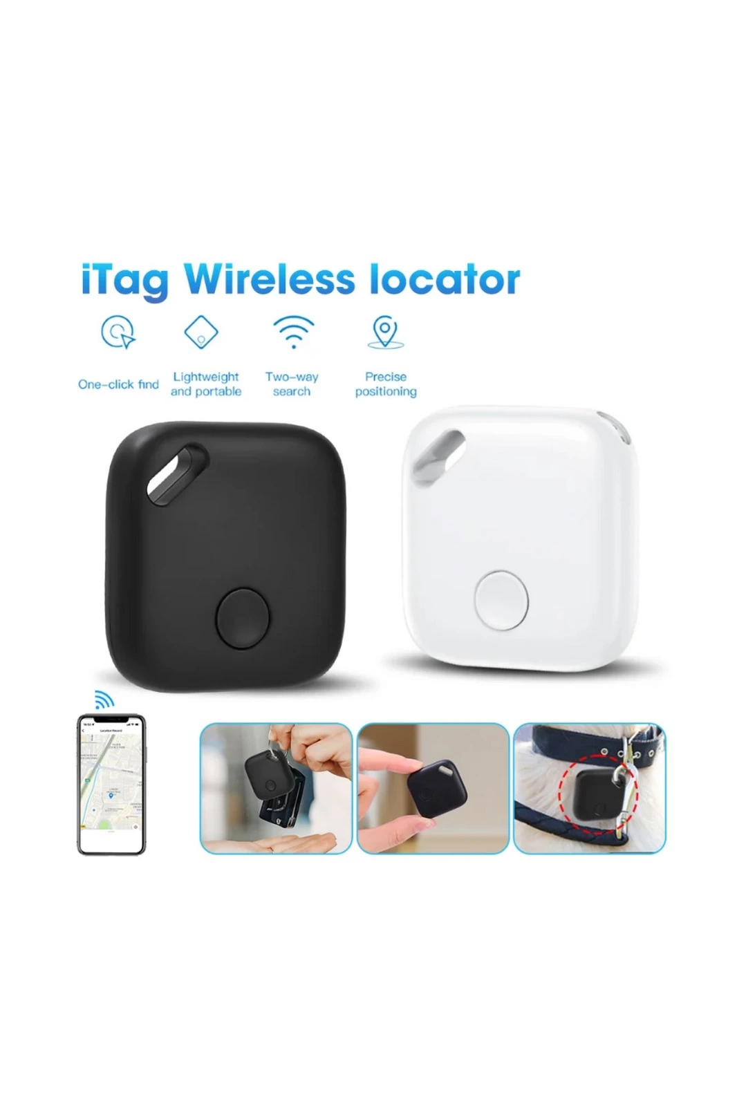Smart Tag Airtag Akıllı Takip Cihazı Apple My Find Uyumlu Beyaz