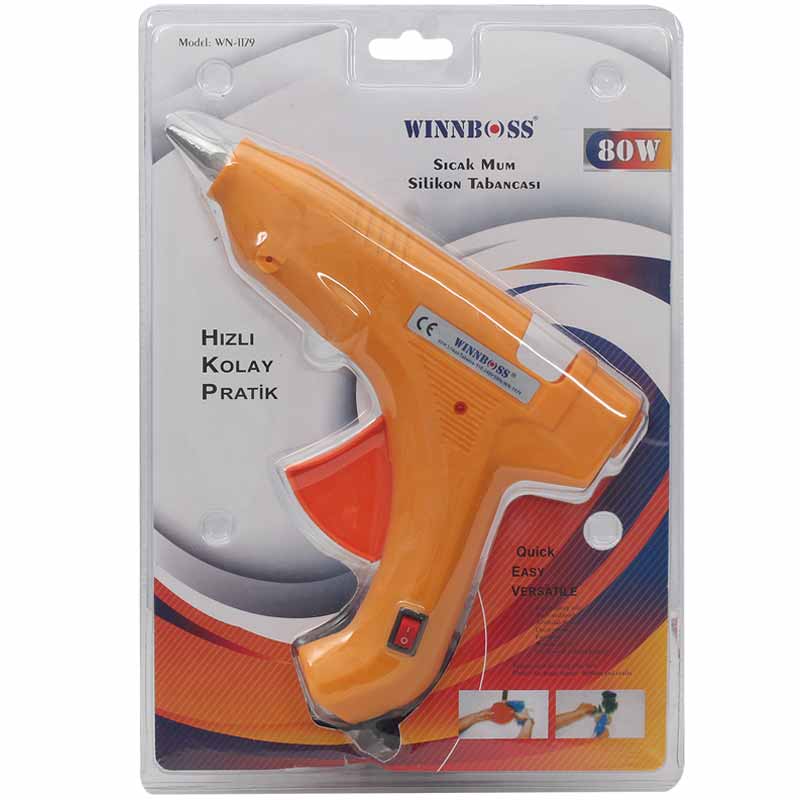 Пистолет для горячего воска и силикона Winnboss Wn-1179 мощностью 80 Вт 