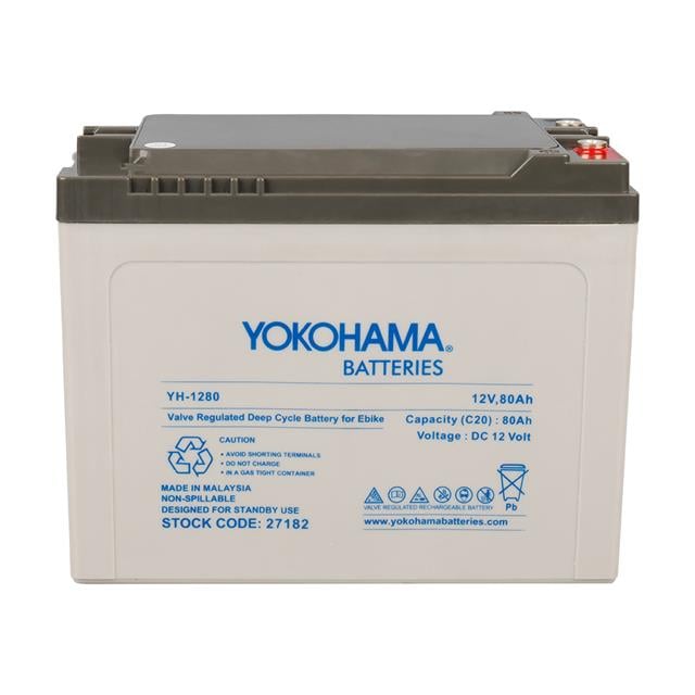 Yokohama YH-12.80 12 Volt - 80 Amper Elektrikli Bisiklet Aküsü