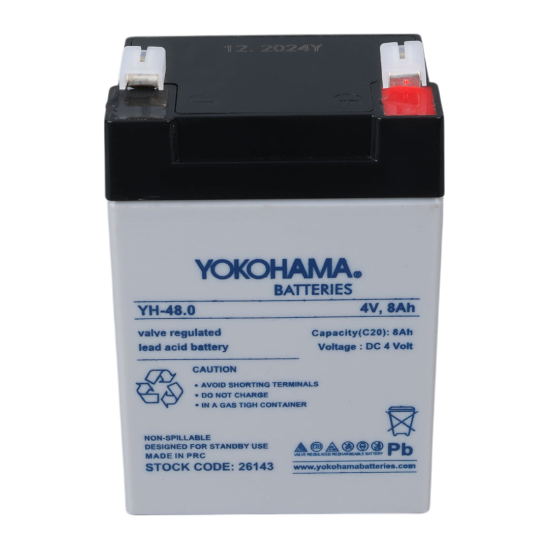 Сухая батарея Yokohama Yh-48.0 4 Вольта - 8 Ампер 