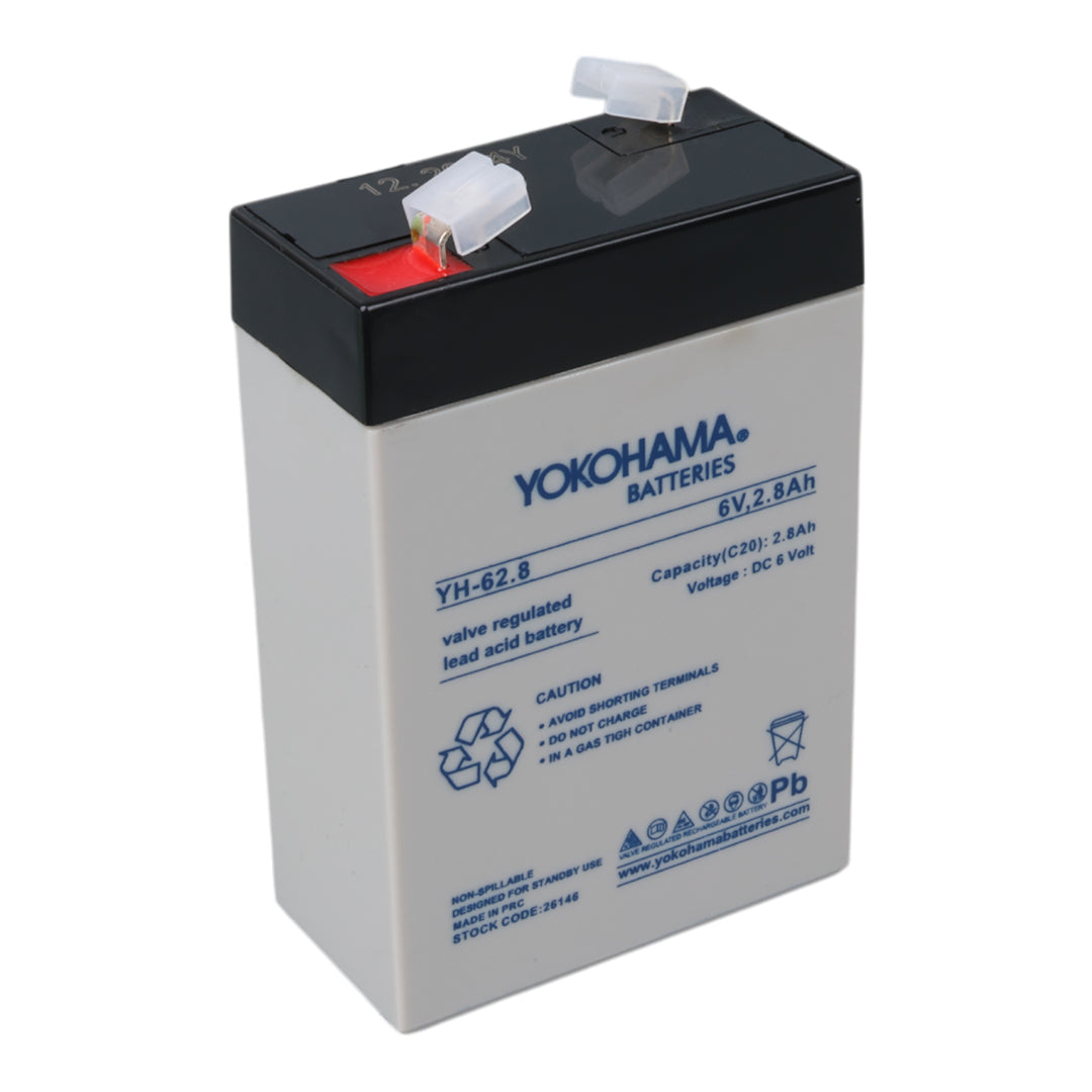 Аккумулятор Yokohama Yh-62.8 6 Вольт - 2,8 Ампер вертикальный 