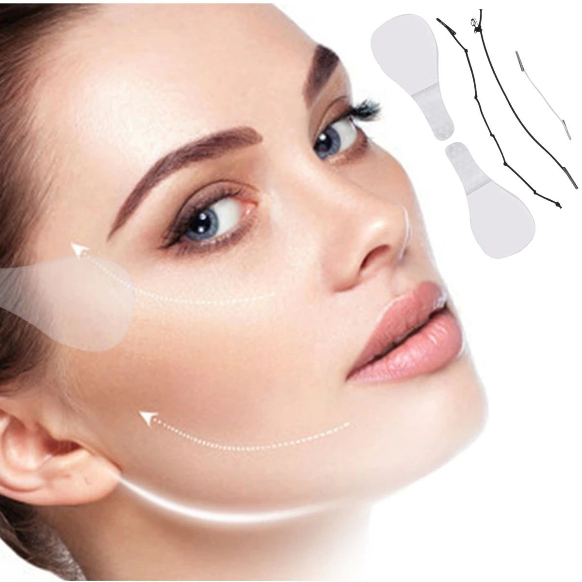 Yüz Kaş Göz Boyun Gerdirme Bantları Ve Lastikleri