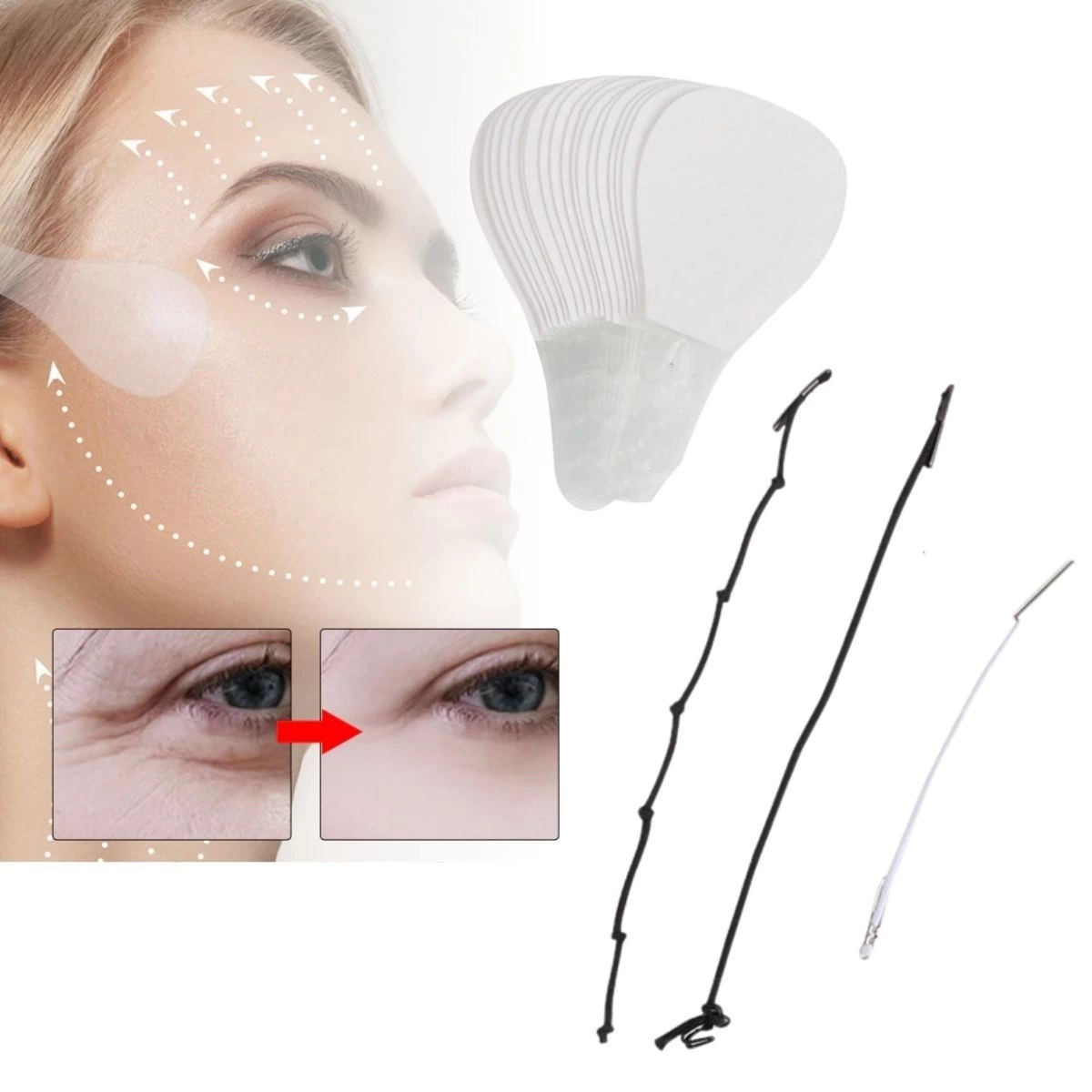 Yüz Kaş Göz Boyun Gerdirme Bantları Ve Lastikleri