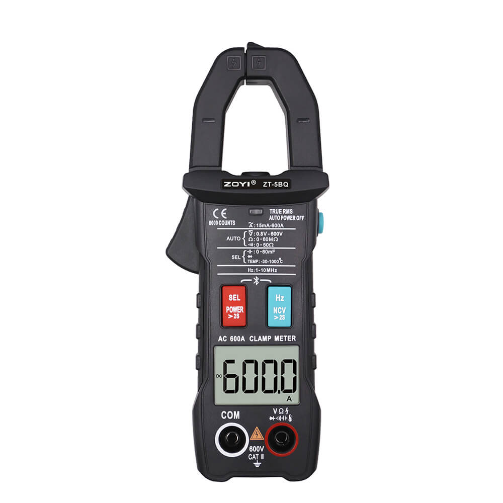 Цифровые токоизмерительные клещи Zoyi Zt-5bq с Bluetooth 